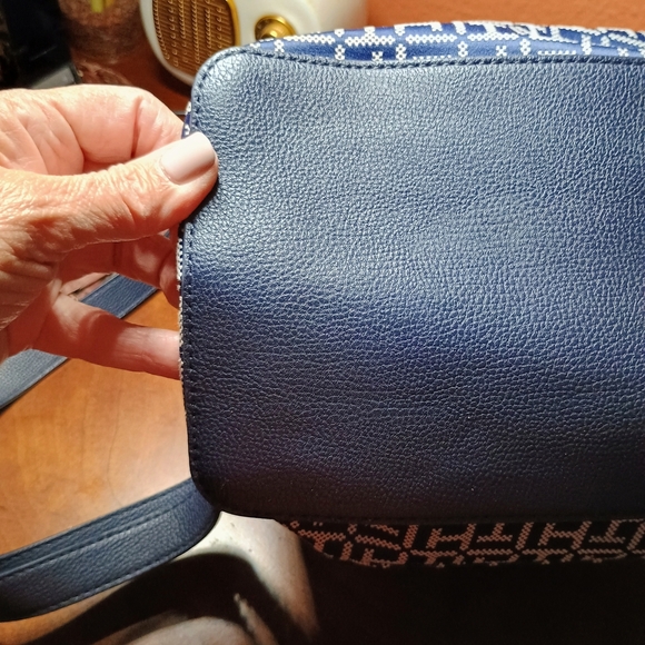 Tommy Hilfiger Blue and Red Monogram Backpack - Picture 5 of 8